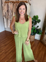 Catching Compliments Jumpsuit in Chartreuse