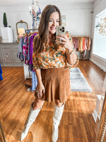 Fall is Calling Top in Mustard