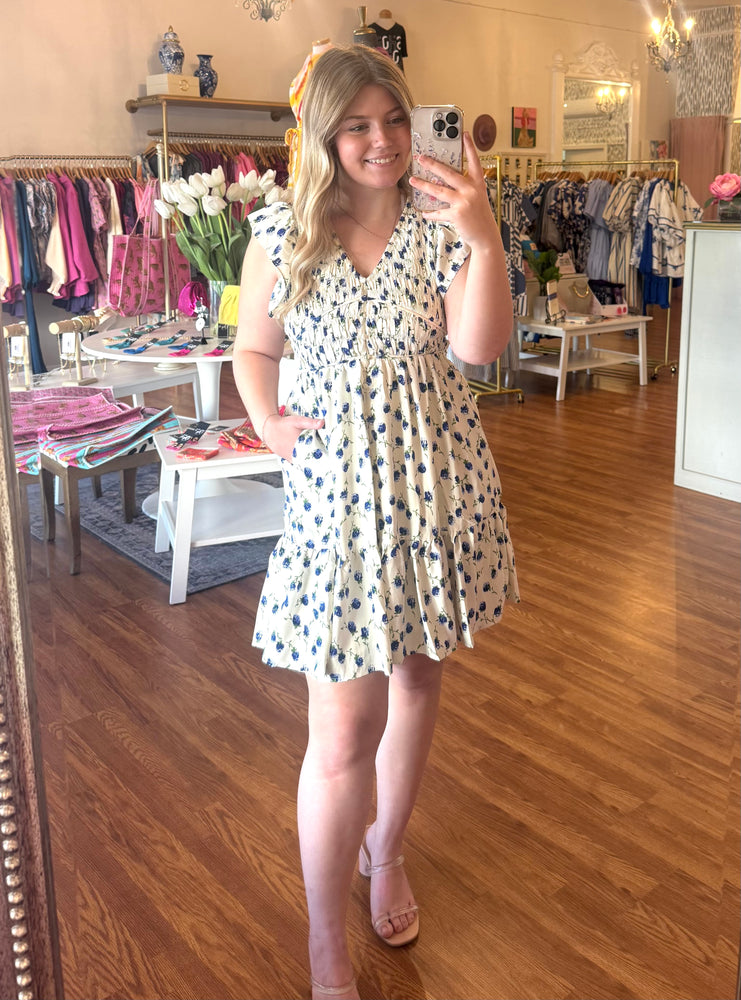 All For It Dress in Blue