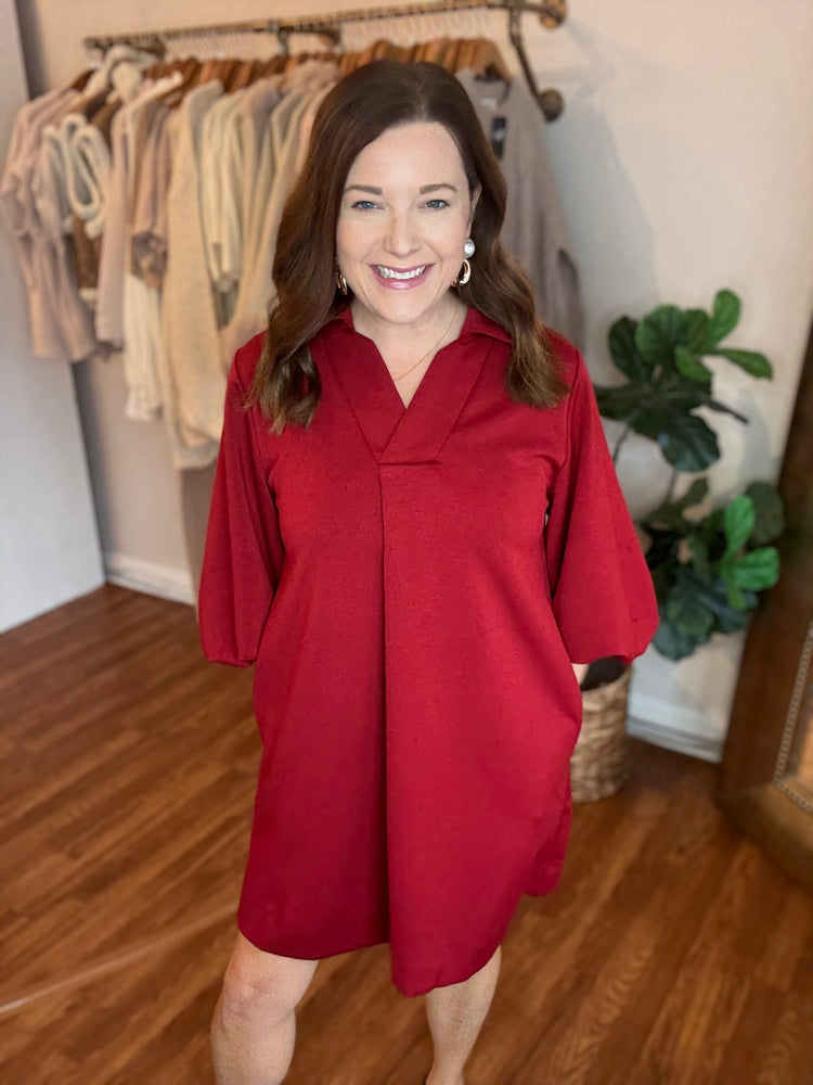 Made For You Dress in Red