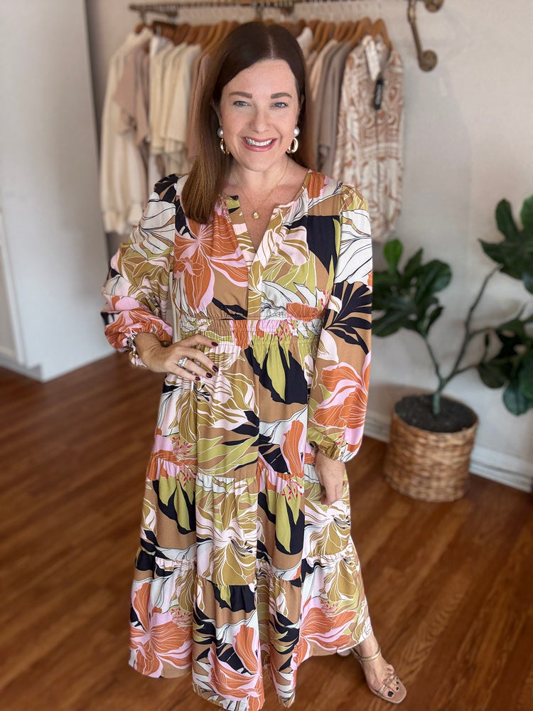 Crisp Air Midi Dress