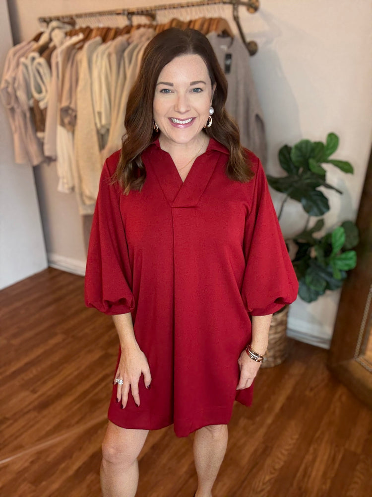 Made For You Dress in Red