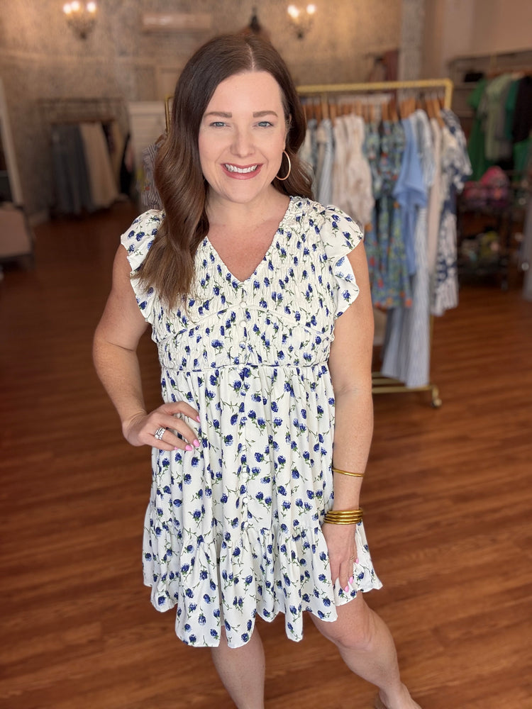 All For It Dress in Blue