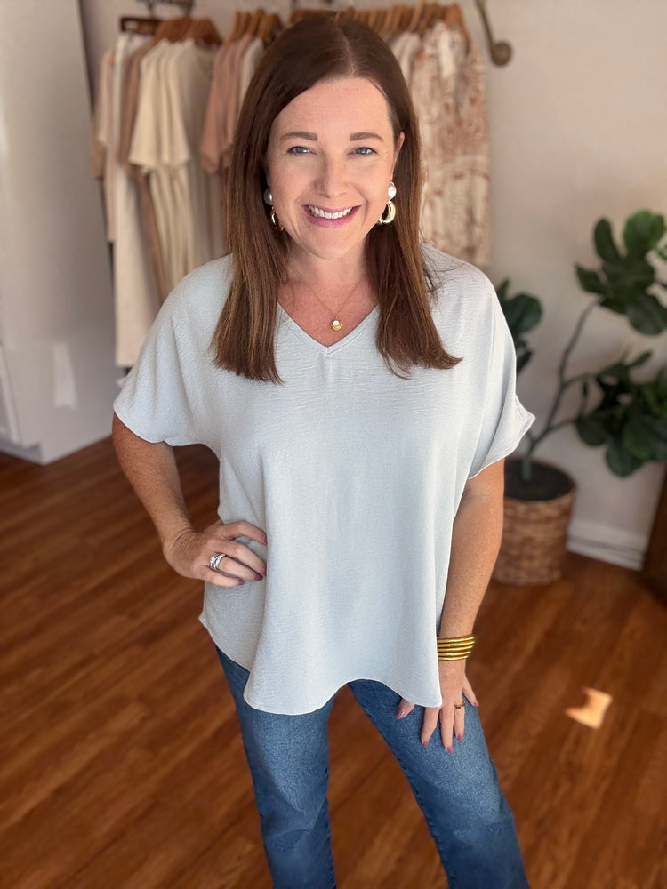 Everyday Basic V-Neck Top (4 colors)