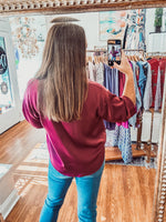 Still the One Top in Plum