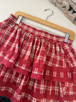 'Tis the Season Plaid Skort