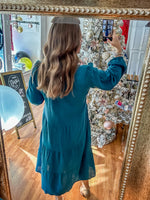 Just for You Dress in Teal