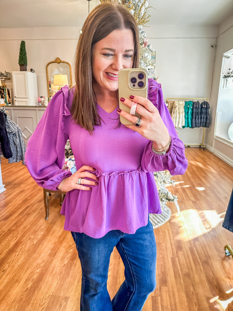 Tons of Options Top in Orchid