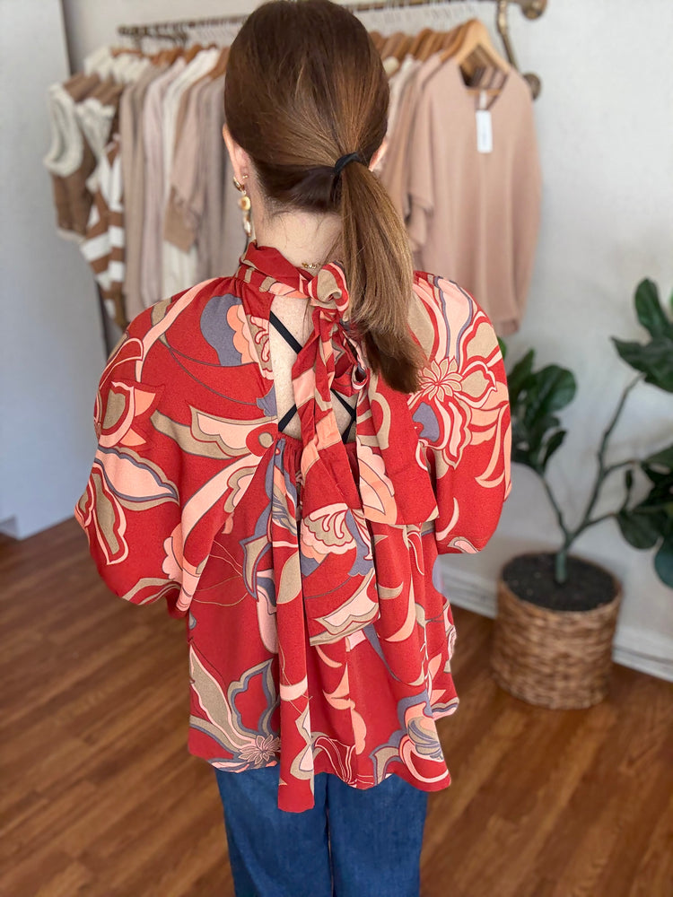 At a Glance Top in Rust