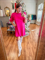 Make it Known Dress in Pink