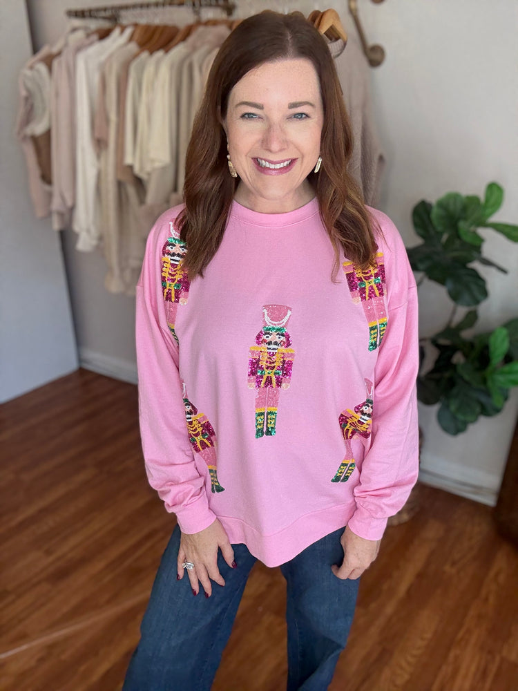 Sequin Nutcracker Top