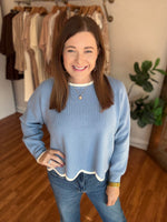 Looking for You Sweater in Blue