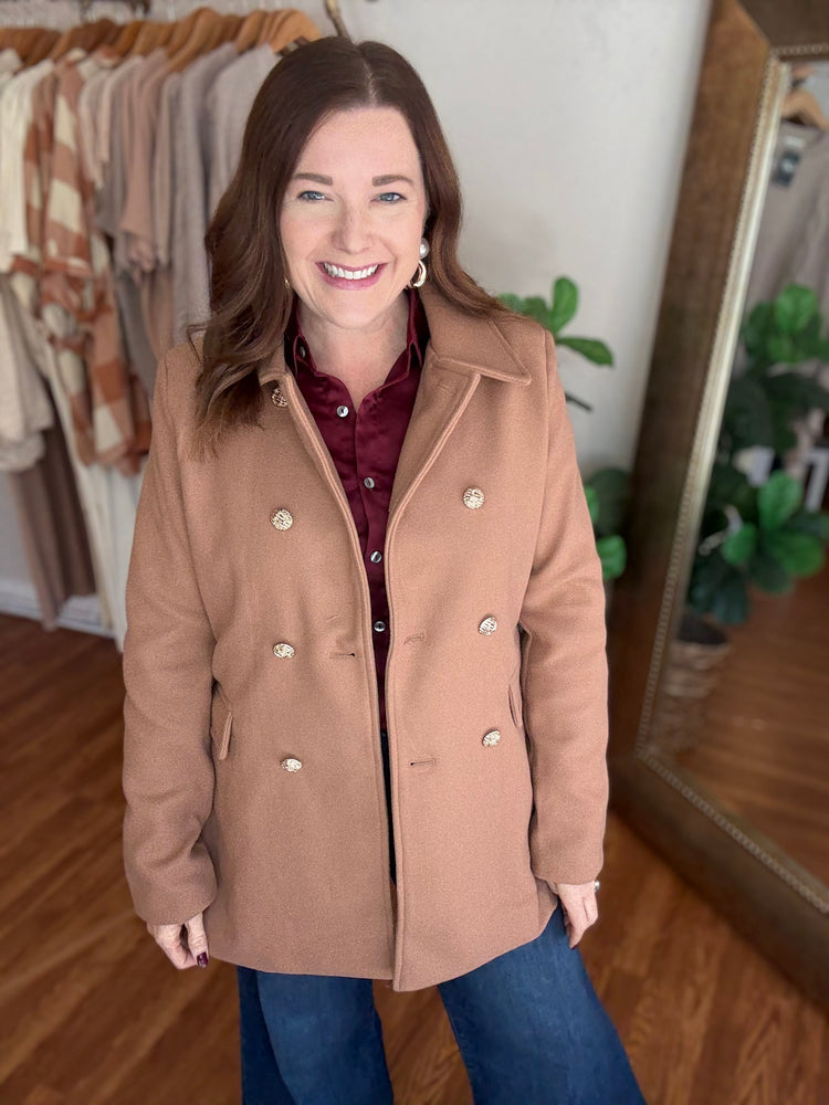 Around Town Coat in Camel