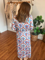 Where the Day Goes Dress in Blue
