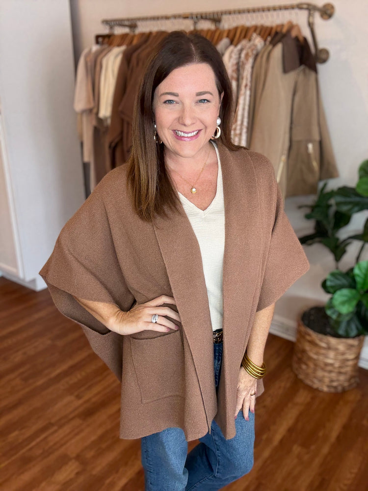 Made for You Cardigan in Mocha