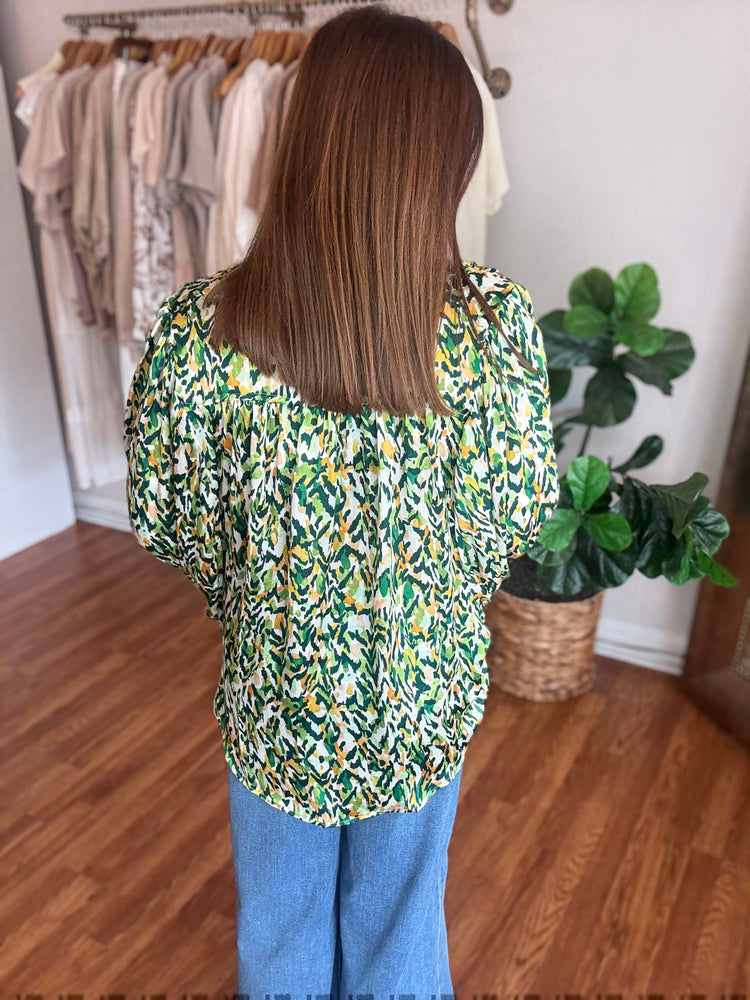 Day Dream Delight Top in Green