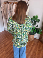 Day Dream Delight Top in Green