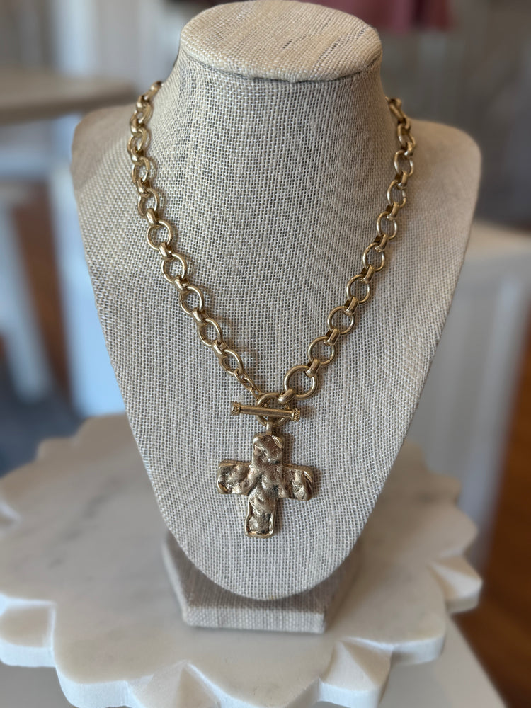 Chunky Cross Necklace