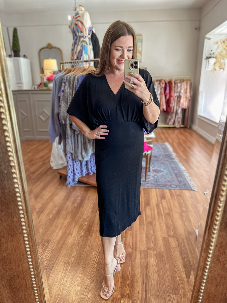 See You Shine Dress in Black