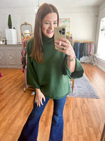 Finally Here Sweater in Green