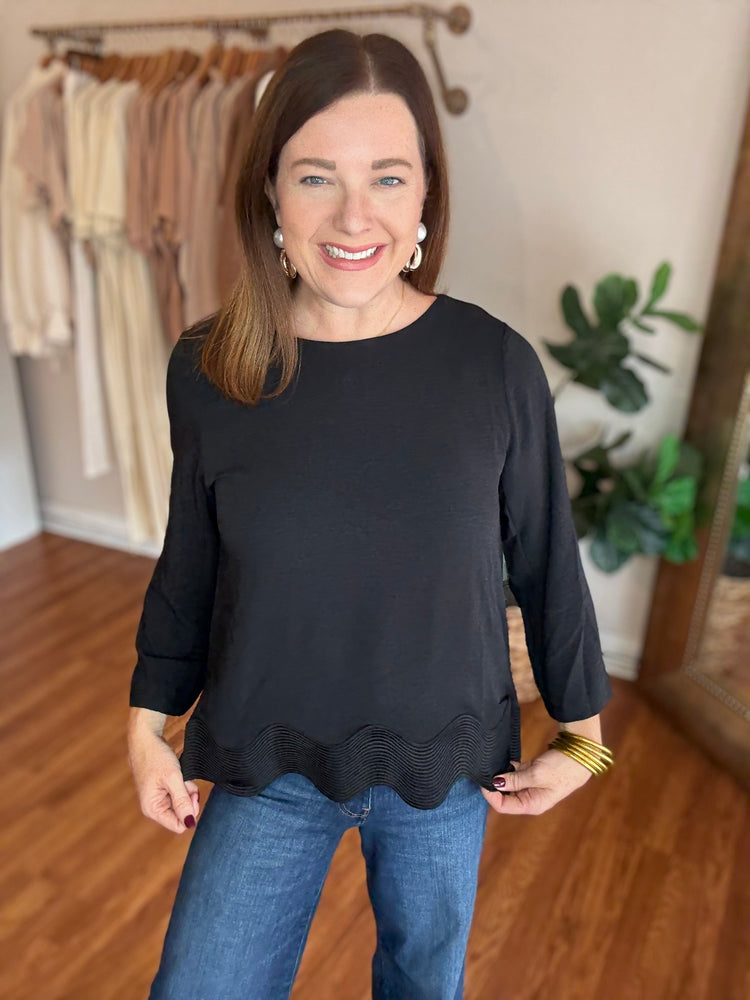 Until Forever Top in Black