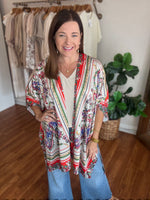 Crowd Pleaser Kimono in Red