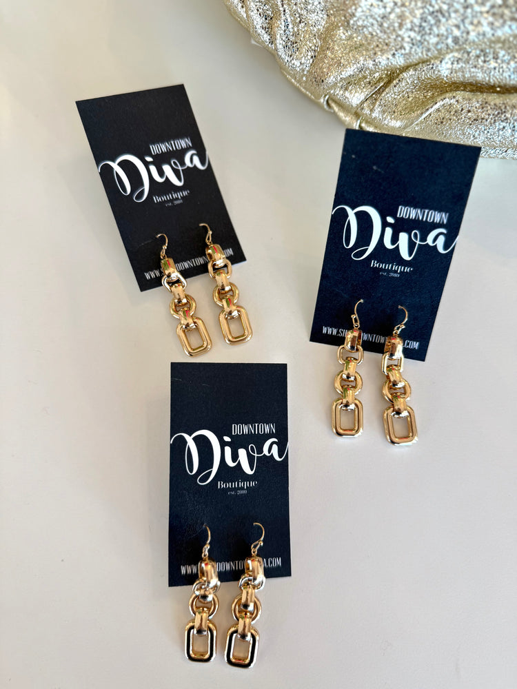 Linked Earrings