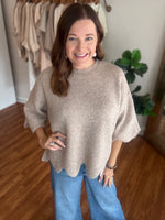 Follow You Sweater in Taupe