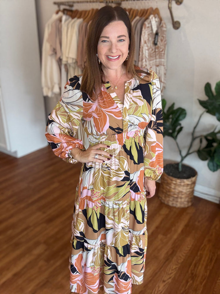 Crisp Air Midi Dress