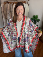 Crowd Pleaser Kimono in Red