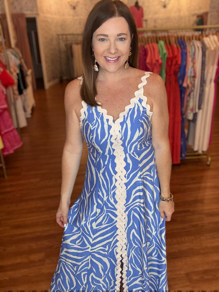 Free to Be Dress in Blue