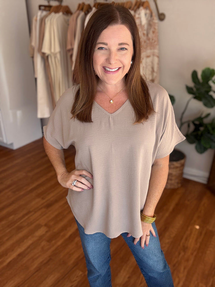 Everyday Basic V-Neck Top (4 colors)
