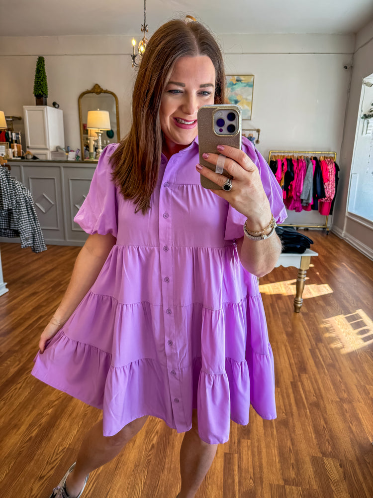 All About It Dress in Lilac