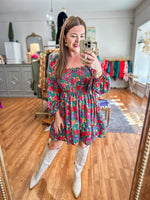 Enchanted Garden Dress in Green
