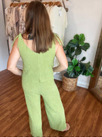 Catching Compliments Jumpsuit in Chartreuse