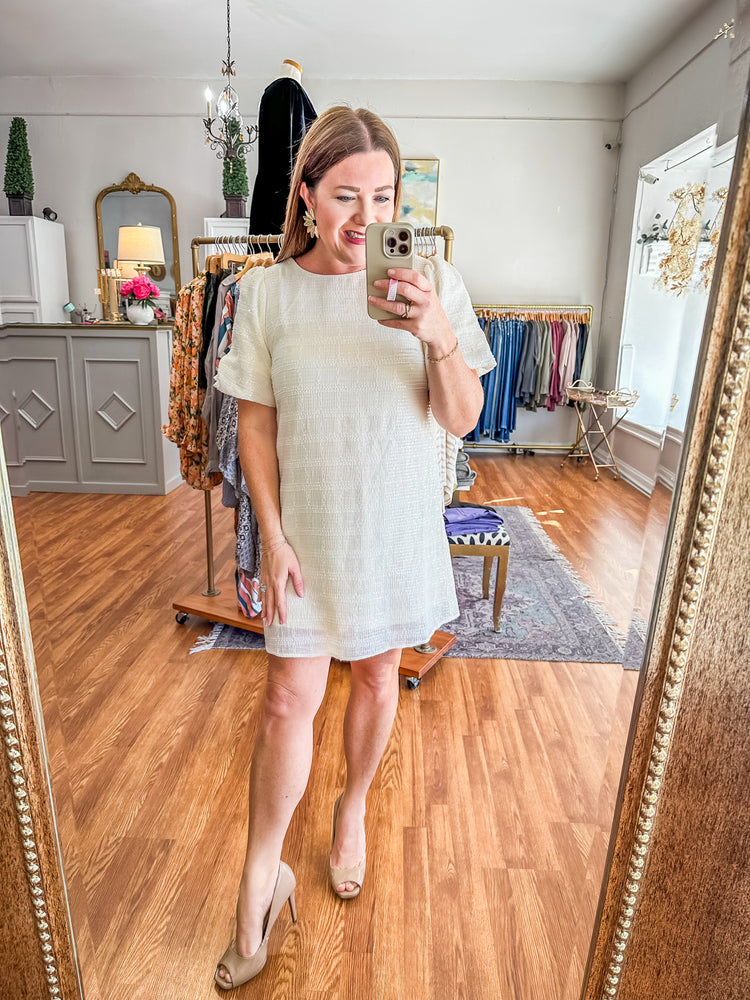 Chic Pursuits Dress in Ivory