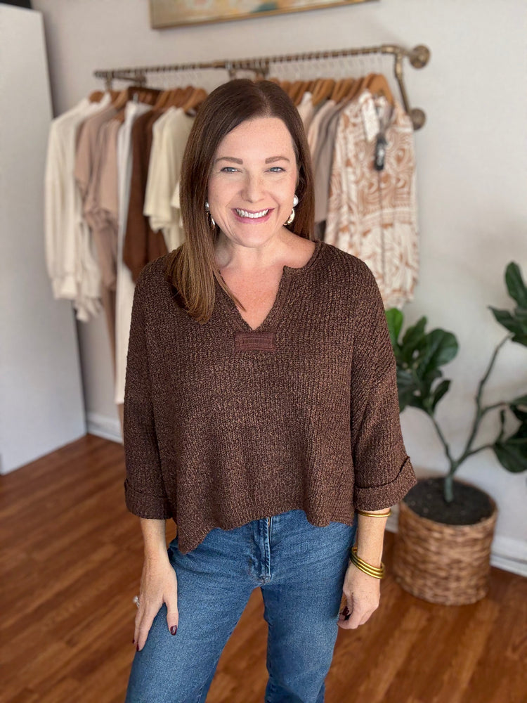 Remember It Sweater in Brown