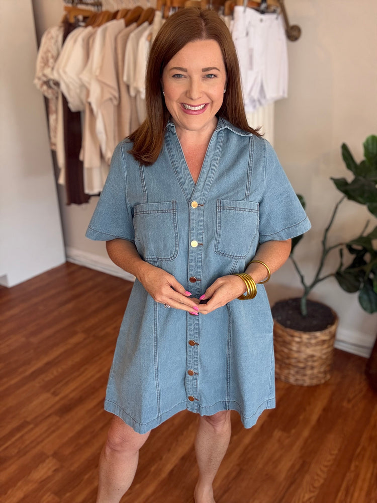 All American Denim Dress