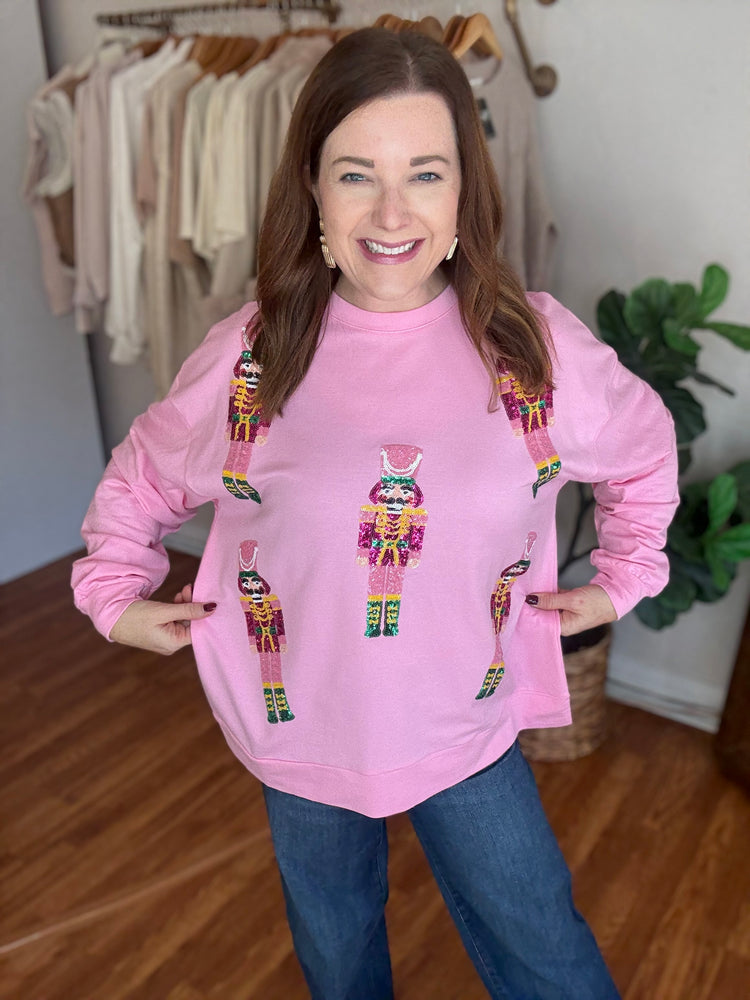 Sequin Nutcracker Top