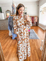 Thinking About Fall Maxi in Camel