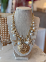Shell & Sea Life Charm Necklace