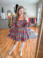 Enchanted Garden Dress in Green