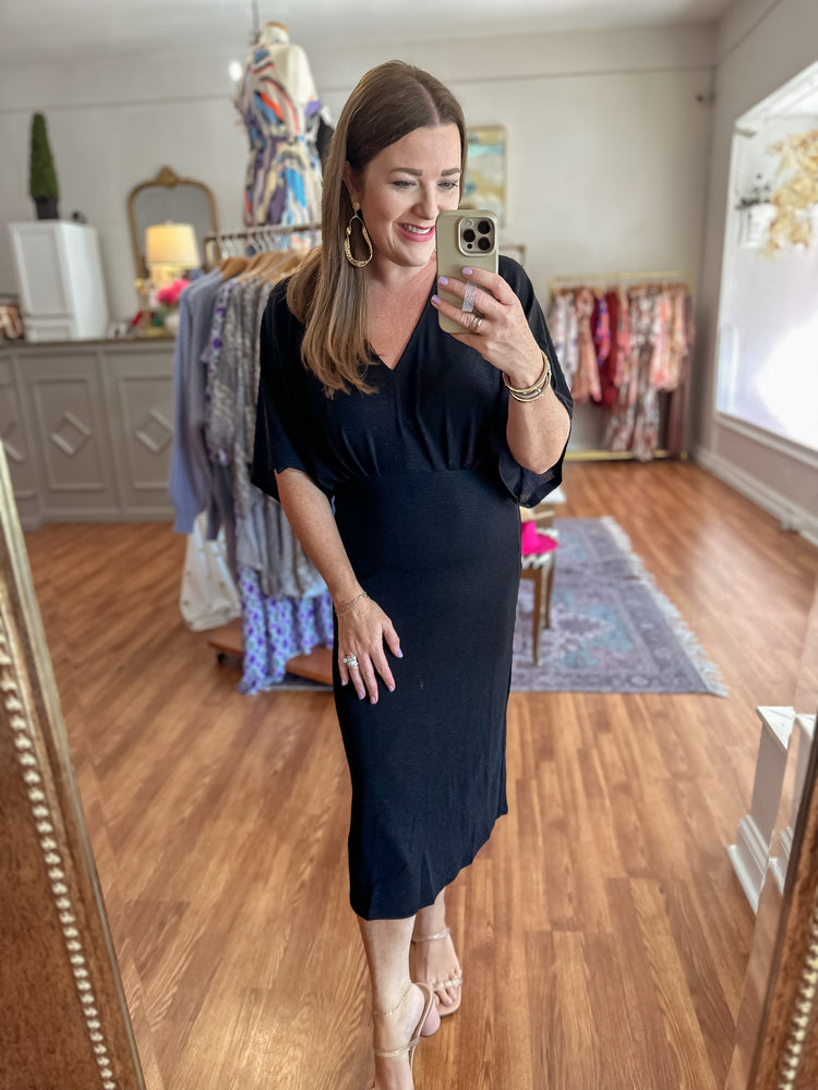 See You Shine Dress in Black