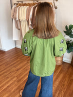 Meant for You Top in Green