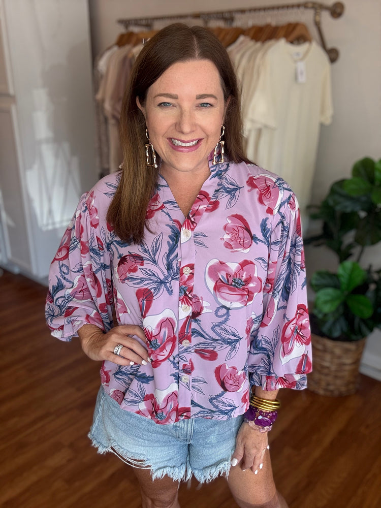 Lavender Fields Top