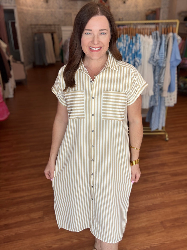 Coastal Breeze Dress in Blue