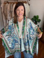 Crowd Pleaser Kimono in Green