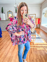 Living Out Loud Top in Magenta