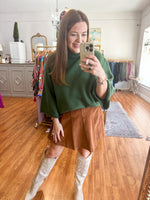 Finally Here Sweater in Green