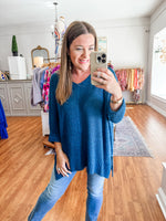 Clearly Yours Sweater in Teal